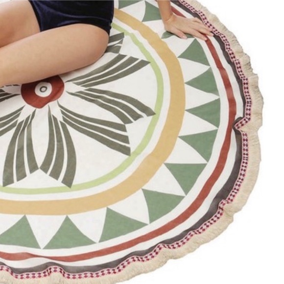 New! Bali Circle Beach Towel and Shawl - Picture 5 of 6